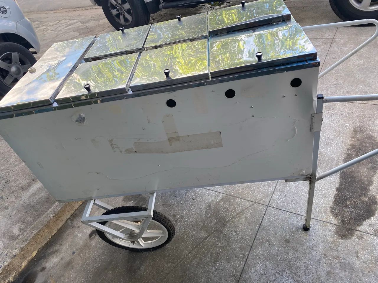 Carrinho de cachorro quente ACEITO TROCA  - Foto 3