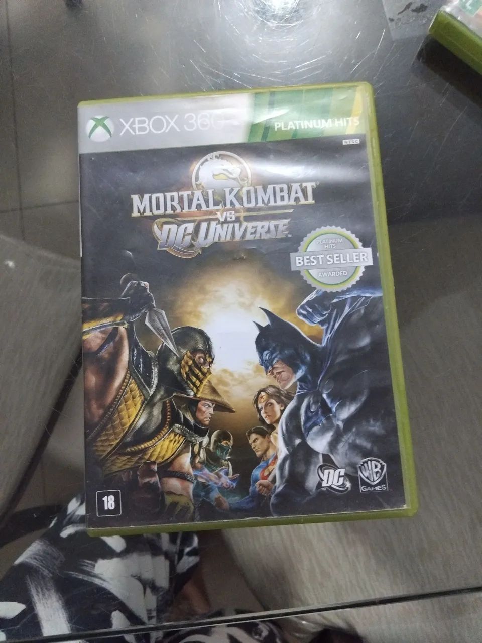 CD mortal combate VS de universo original xbox 360