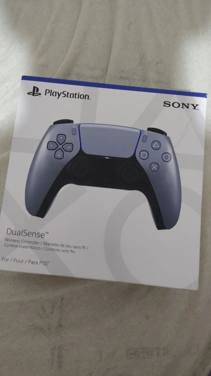 Controle ps5 prata (silver)