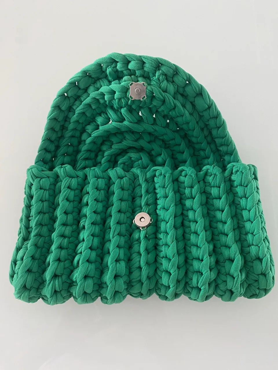 Bolsa verde artesanal - Foto 3