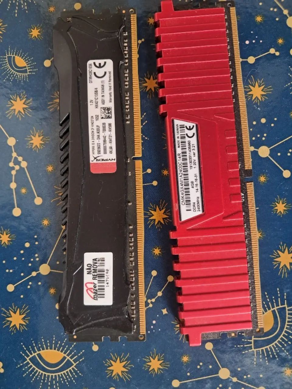 Memória RAM DDR4 4GB - Corsair Vengeance LPX e HyperX Savage - Foto 3