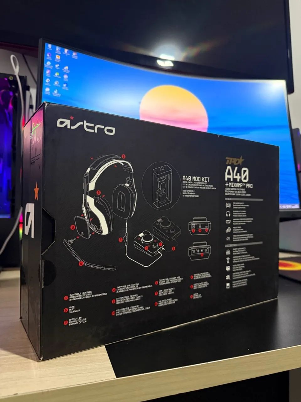 Headset Astro A40 + MixAmp Pro - Foto 2