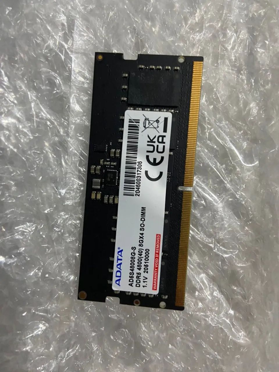 Memória RAM notebook Adata ddr5 8 gb 4800mhz - Foto 2