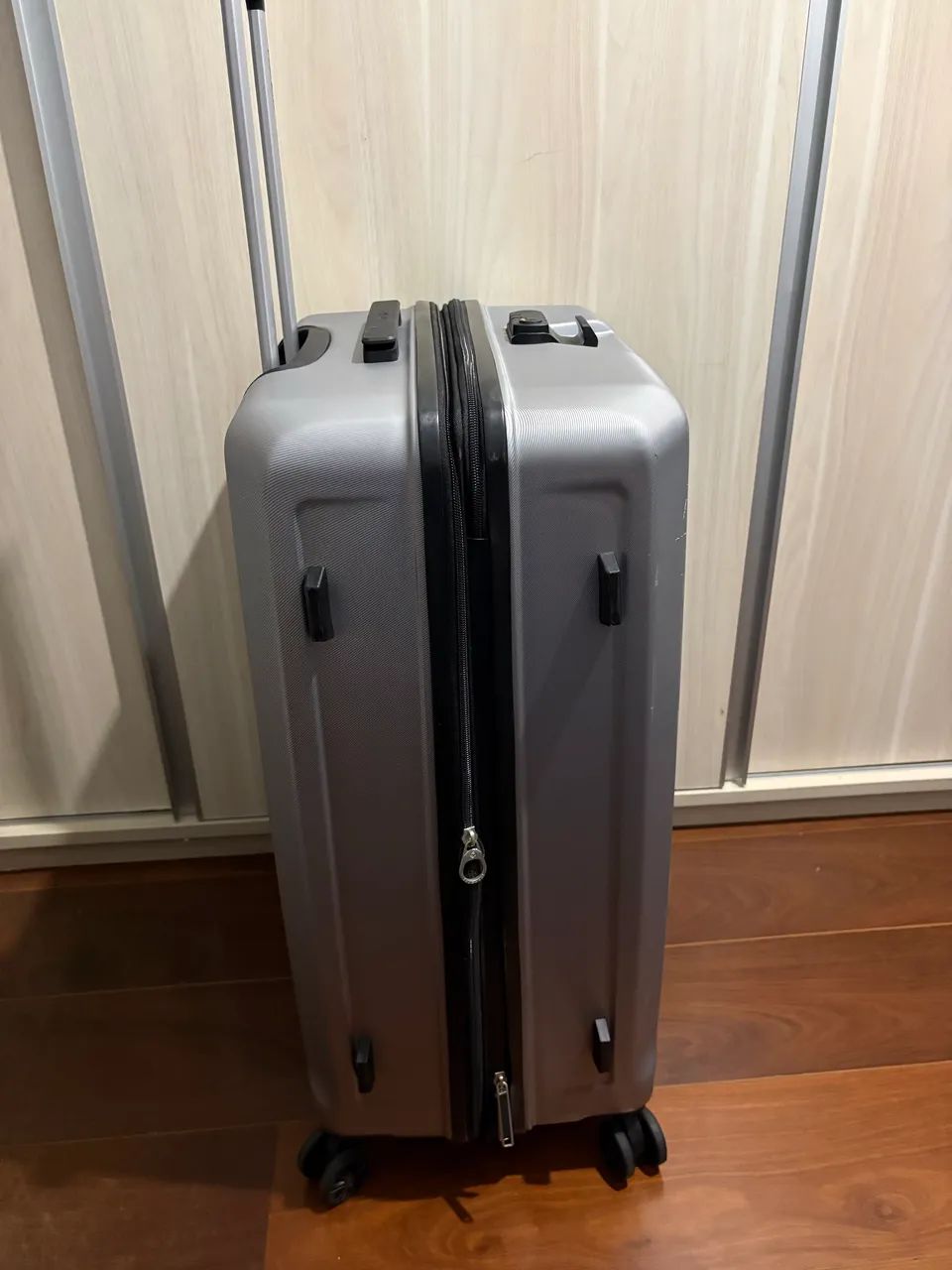 Mala Samsonite Cinza Grande - Foto 5