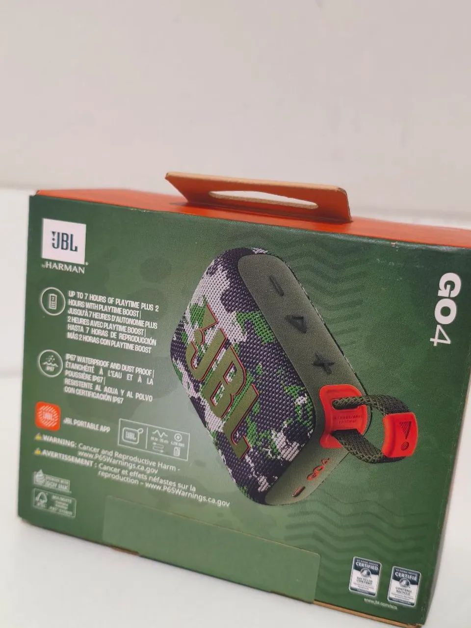 CAIXA DE SOM JBL GO4 CAMUFLADA  - Foto 3