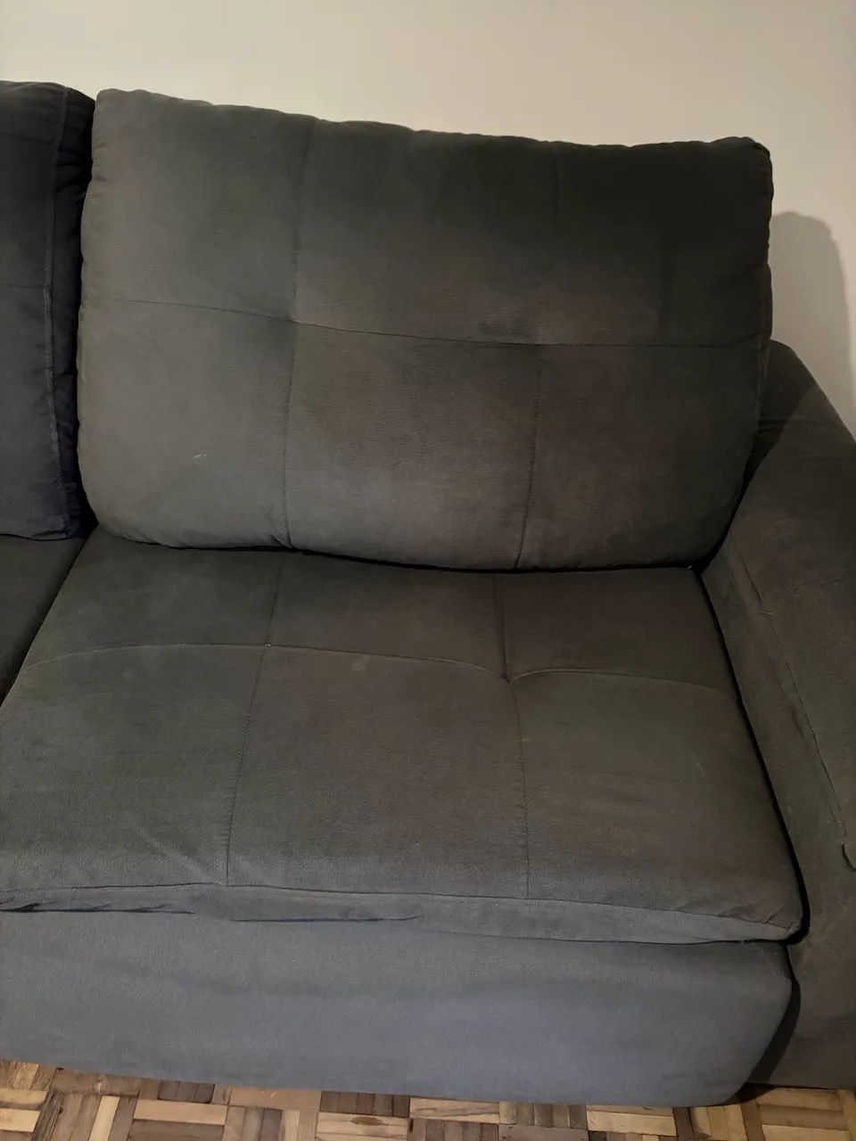 Sofá retrátil em suede  - Foto 3
