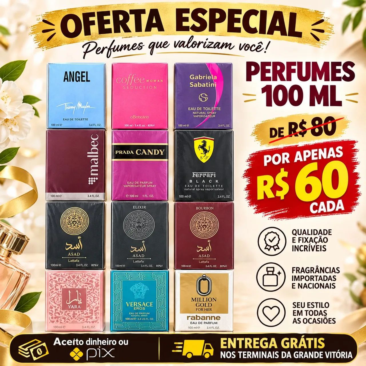 Perfumes 100 ml 