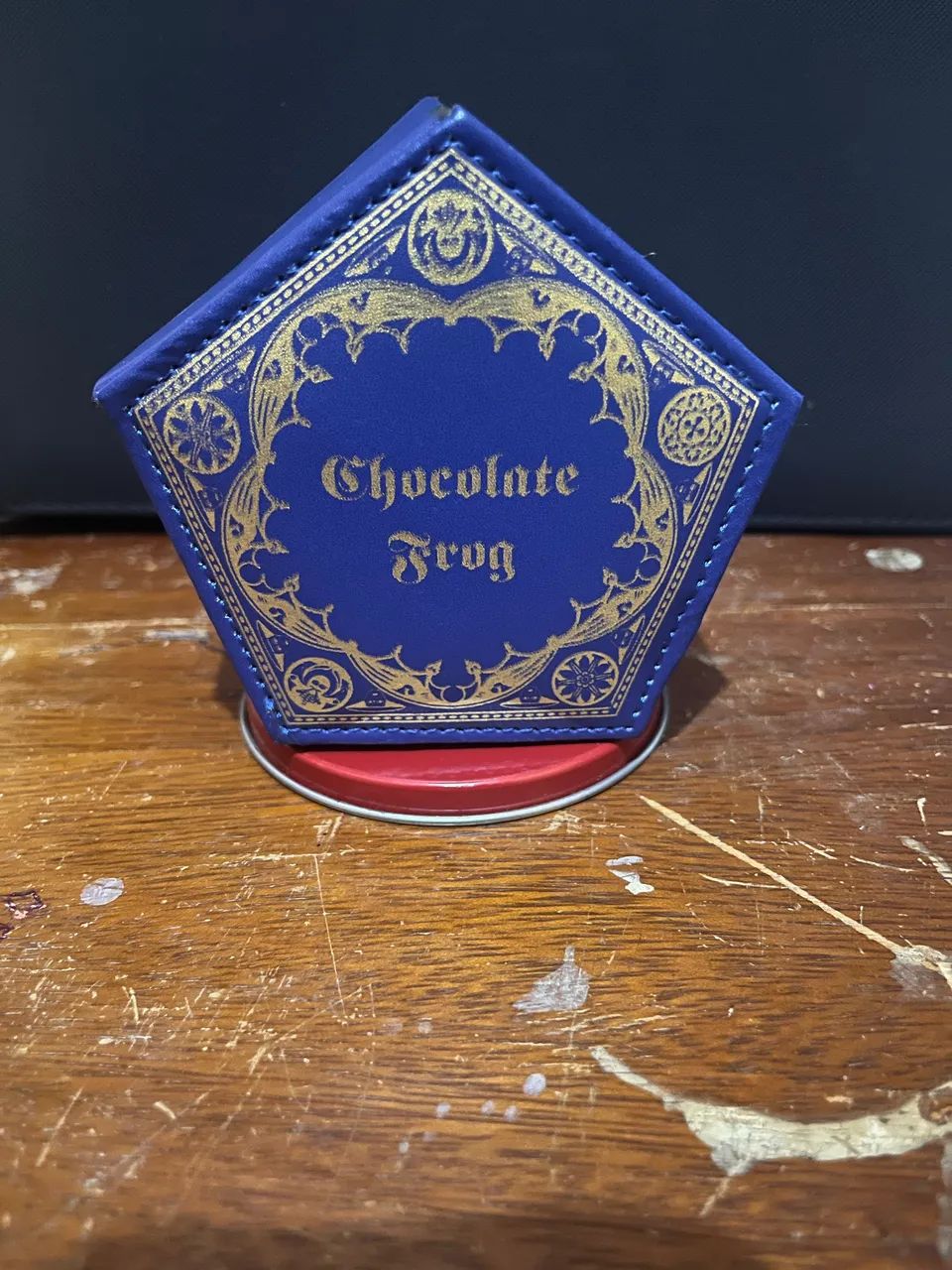 Caixa porta joias sapo de chocolate