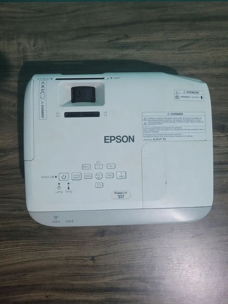 Projetor Epson PowerLite S17 SVGA 3LCD - Foto 2