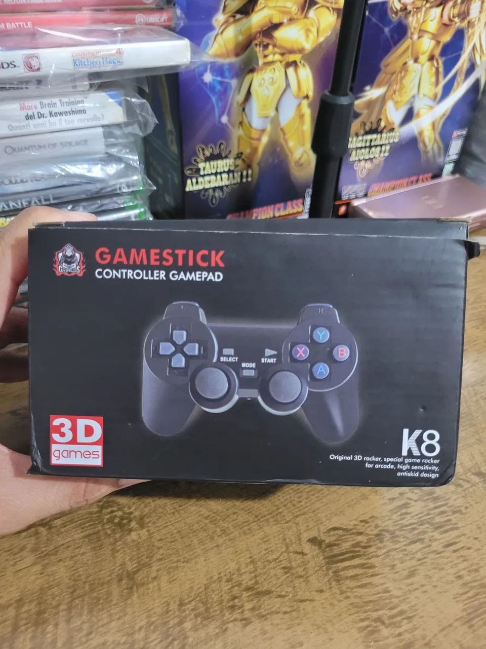 Game Stick K8 Retrô Com 2 Controles