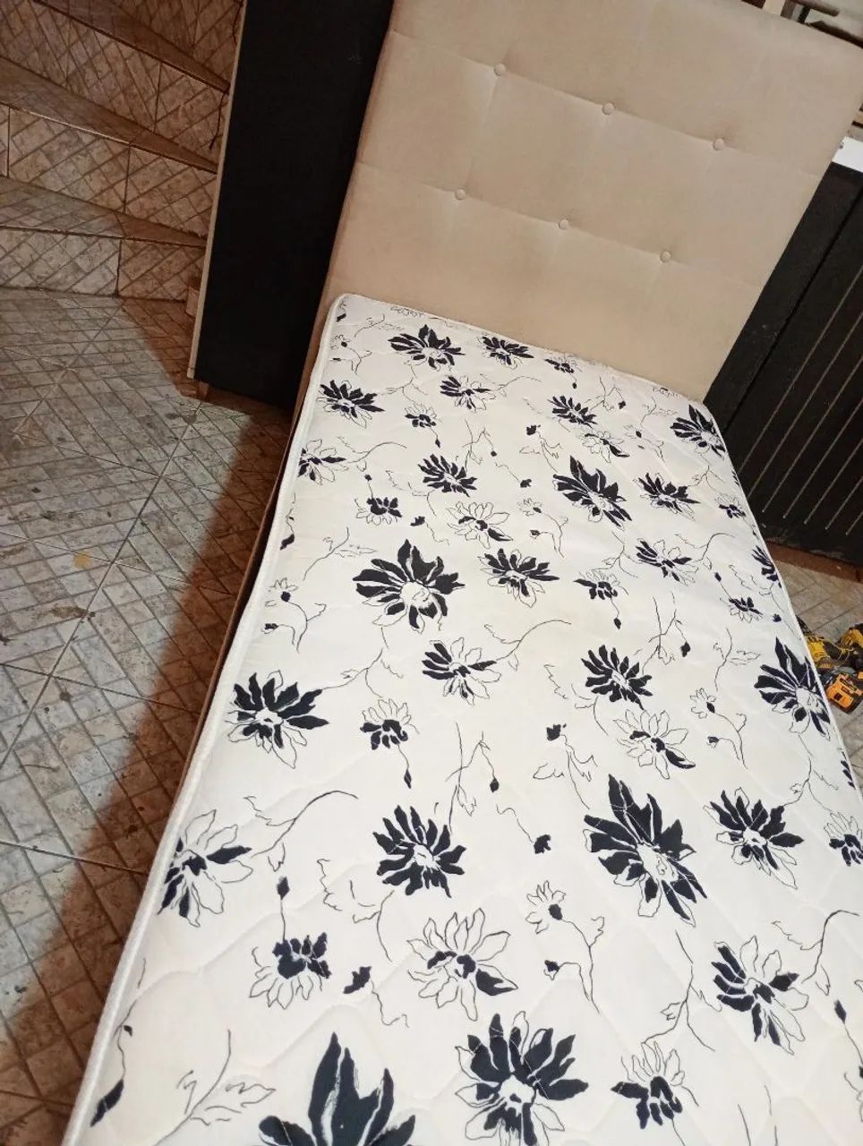 Cama conjugada Ortobom com cabeceira tapecada  - Foto 2