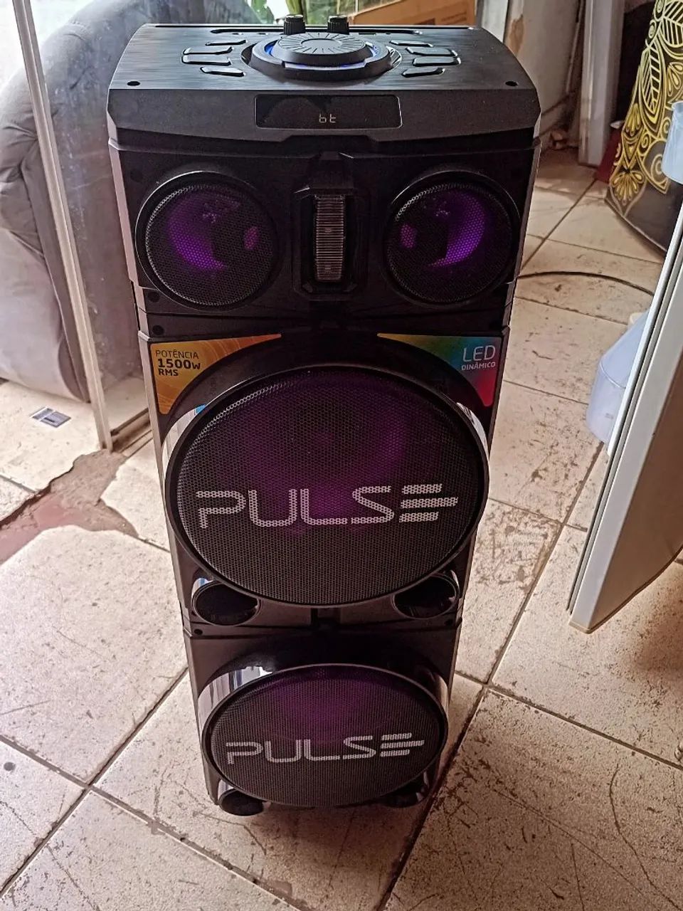 Caixa de som pulse 1500w - Foto 2