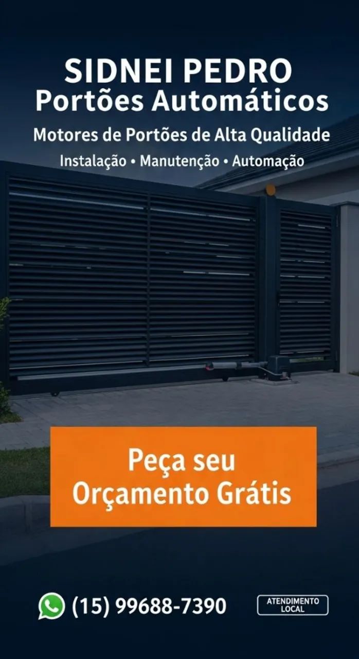 Portão não abre? Conserto rápido em Sorocaba? - Foto 3