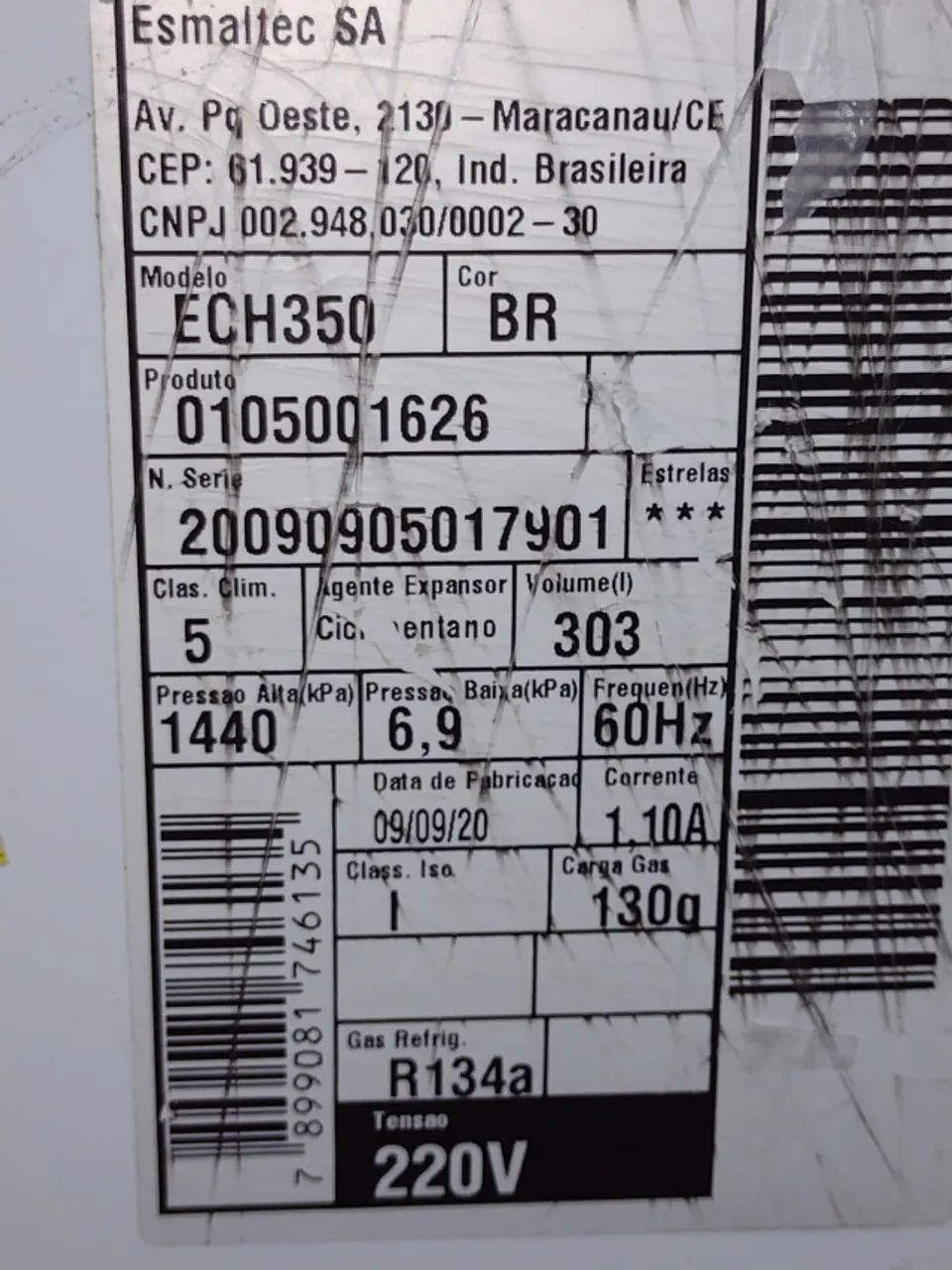 FREEZER HORIZONTAL ESMALTEC ECH350 303L BRANCO 220V - Foto 4