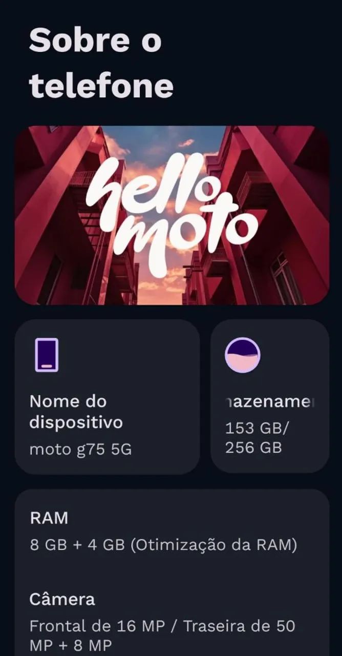 Moto g75 256GB 12ram a prova d'água  - Foto 4