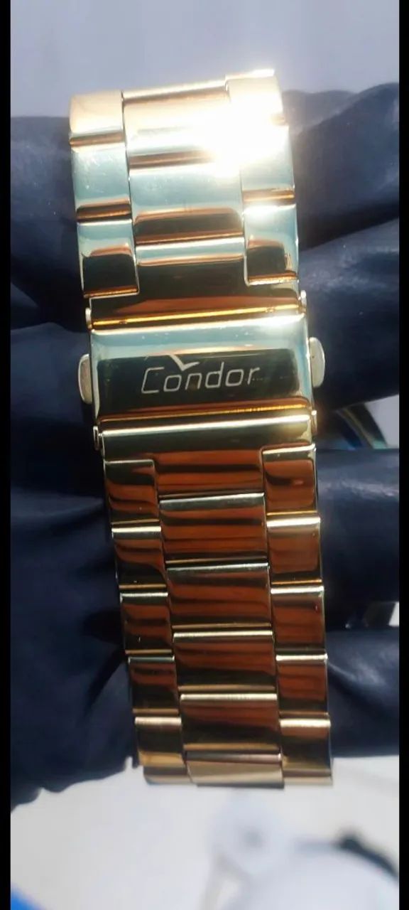 Relogio Condor Grande Dourado  - Foto 2