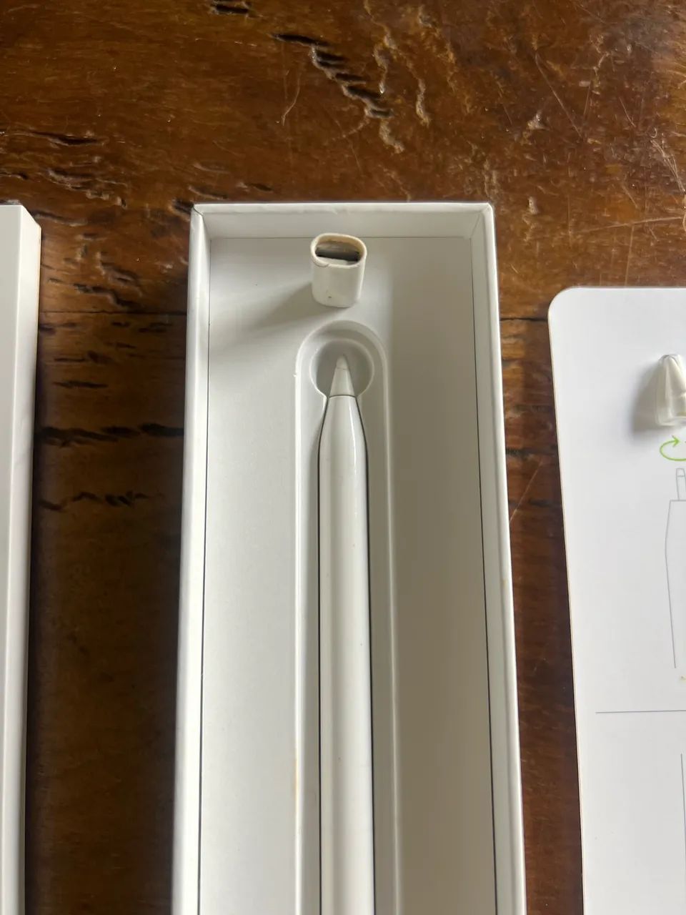 Apple Pencil 1ª Geração (Original) - Com Caixa e Adaptador - Foto 2