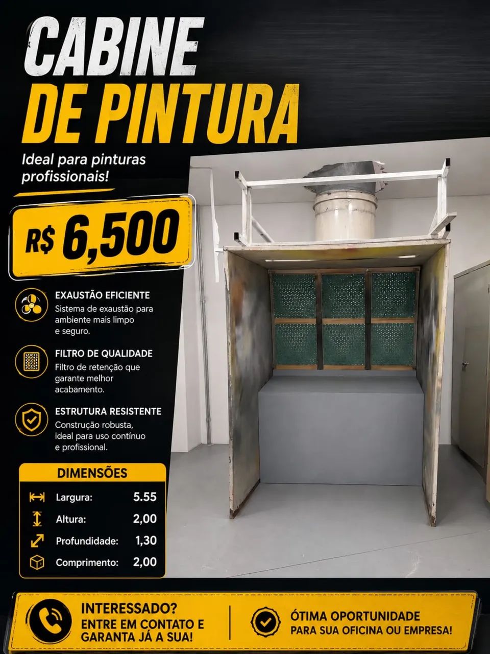 Cabine de pintura 