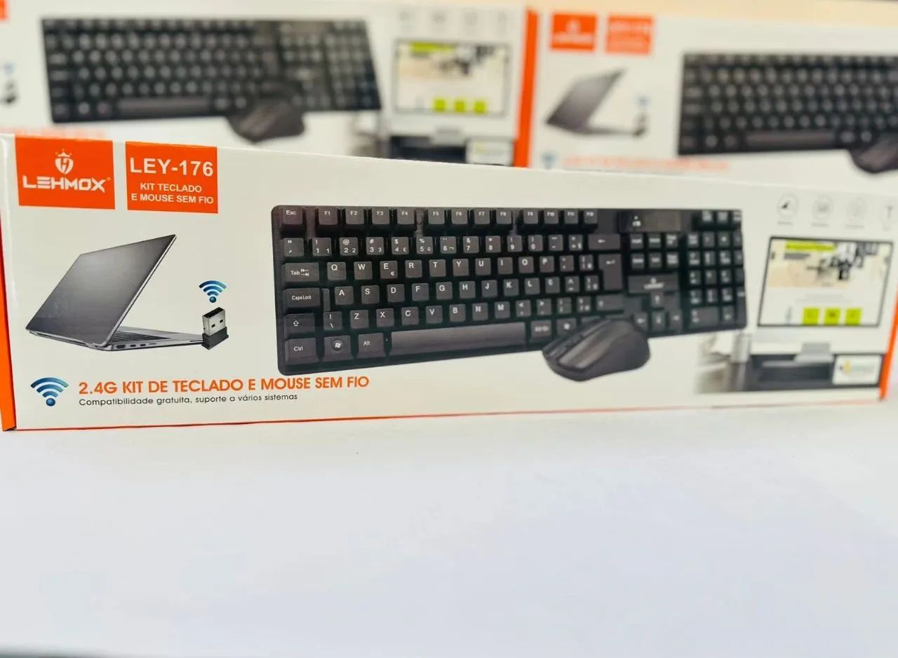 Kit mouse teclado sem fio wireles - Foto 3