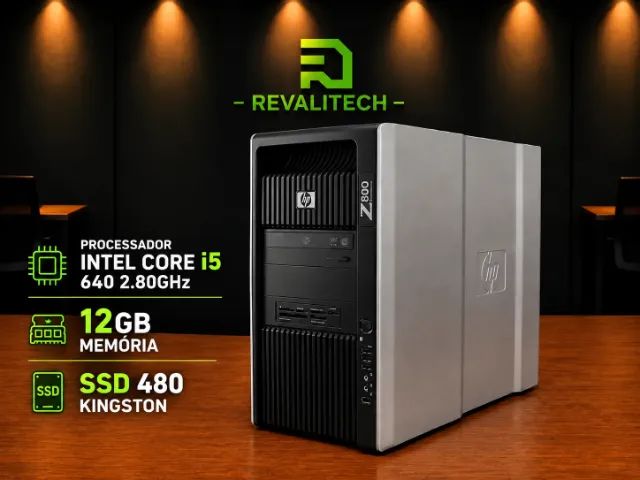 Workstation Hp Z800 2x Xeon E5640 12gb Ssd 512gb Quadro k620
