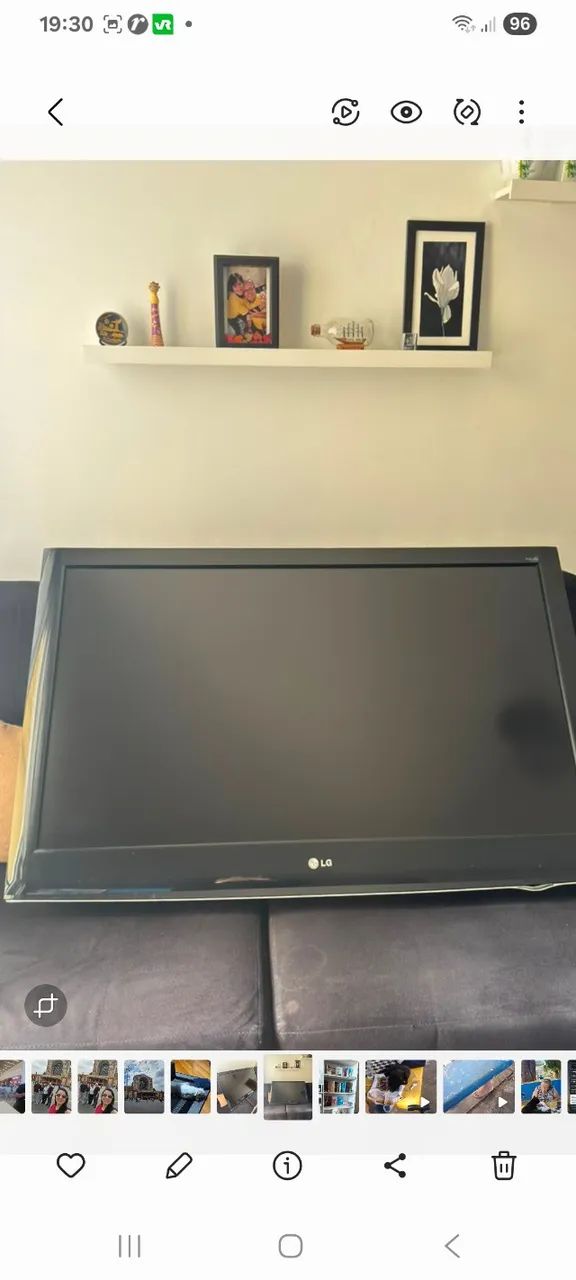 TV 42 polegadas LCD, vai com aparelho que transforma em smart