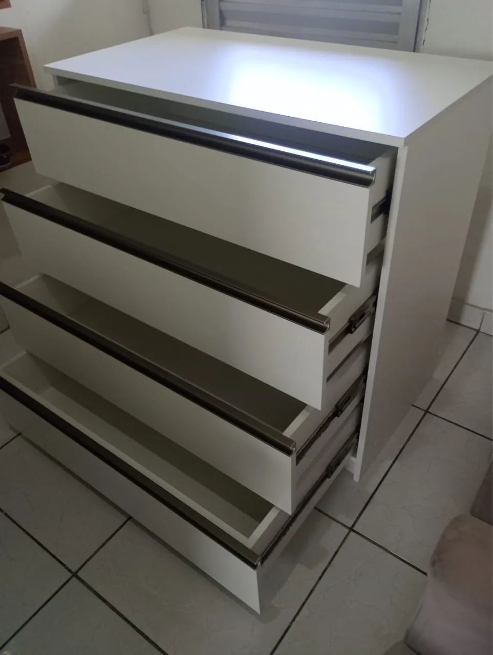 Cômoda MDF branca  - Foto 4