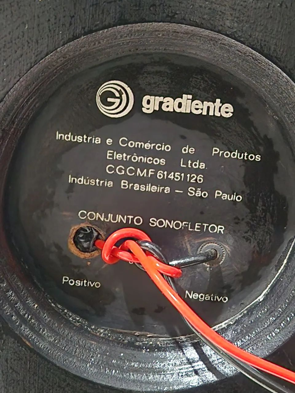 Par de caixas de som Gradiente ano 1973 - Foto 4