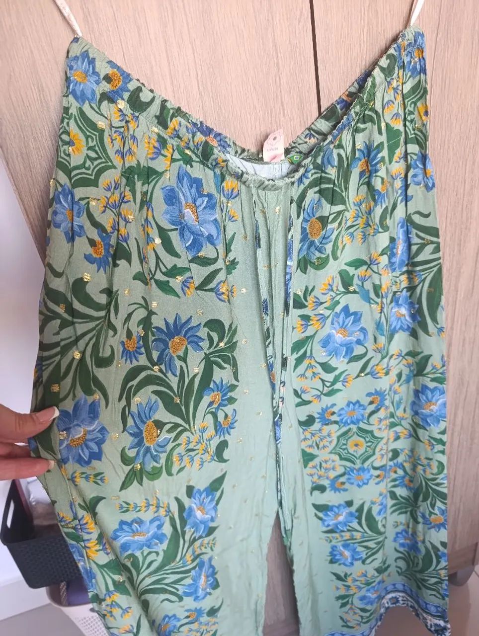 CONJUNTO FARM GG. CALÇA E KIMONO.