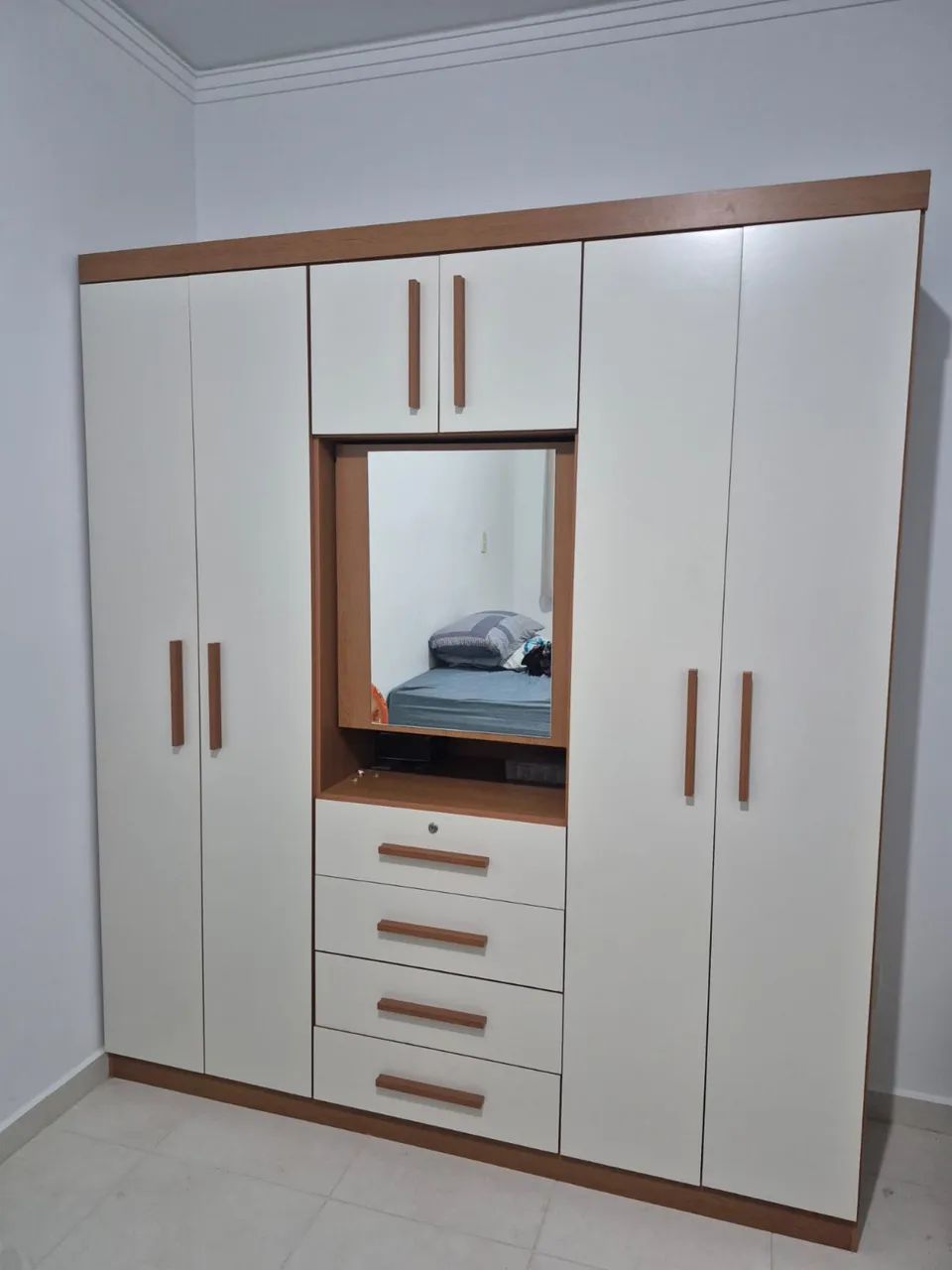 Cama Guarda roupa rack sofá - Foto 5
