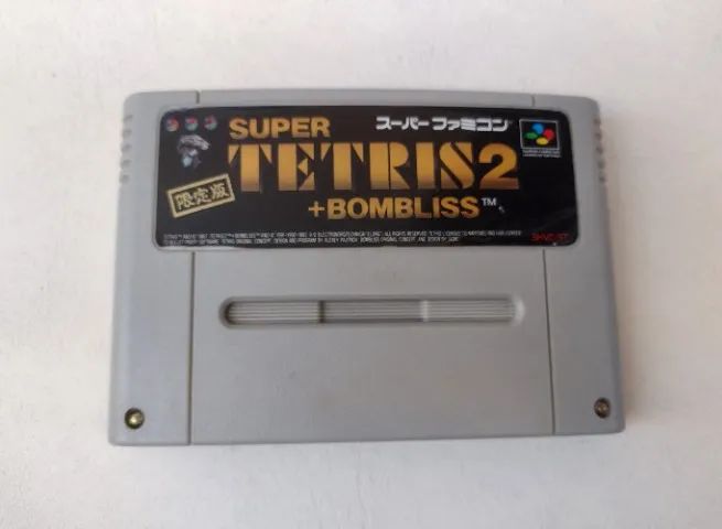Super Tetris 2 + Bombliss Original Japonês Super Famicom 