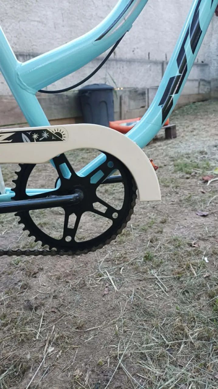 Bicicleta Retrô Feminina com cesta - Foto 2