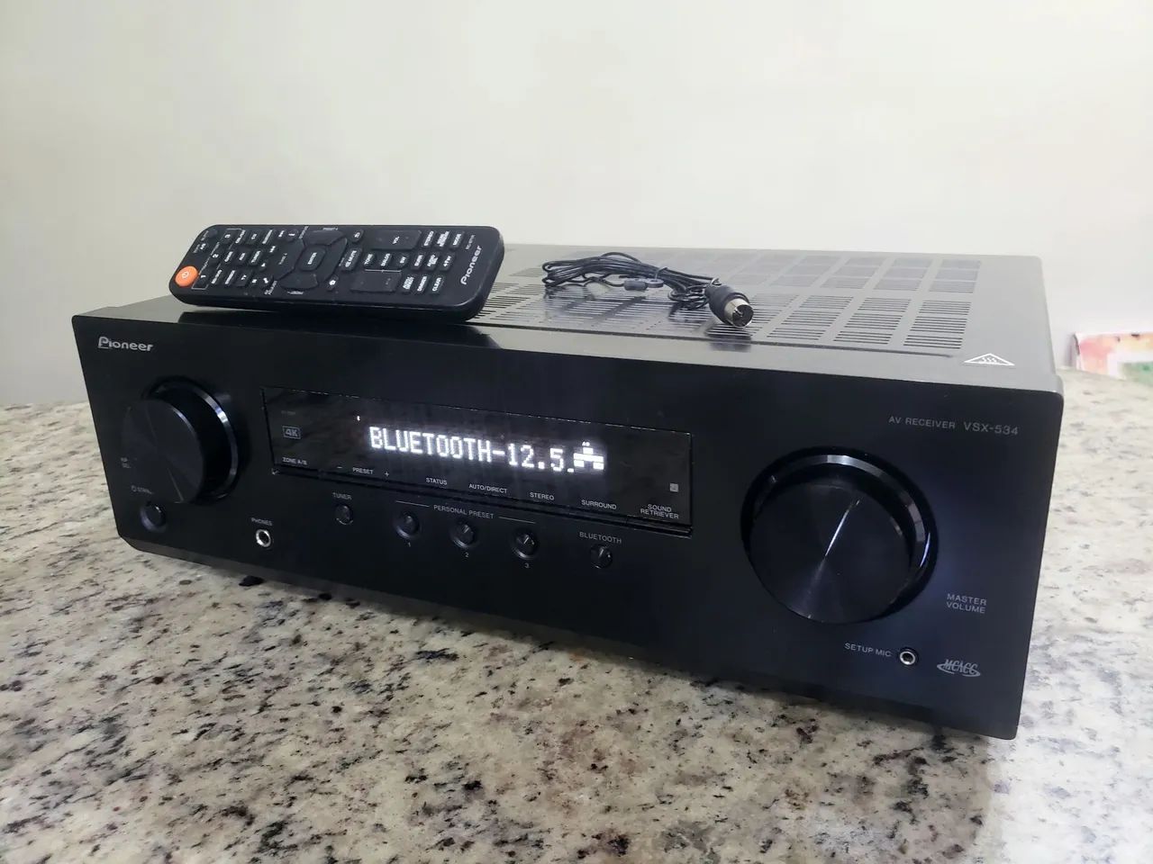Receiver Pioneer Dolby Atmos, Bluetooth, 4K, USB - VSX-534 - Foto 2