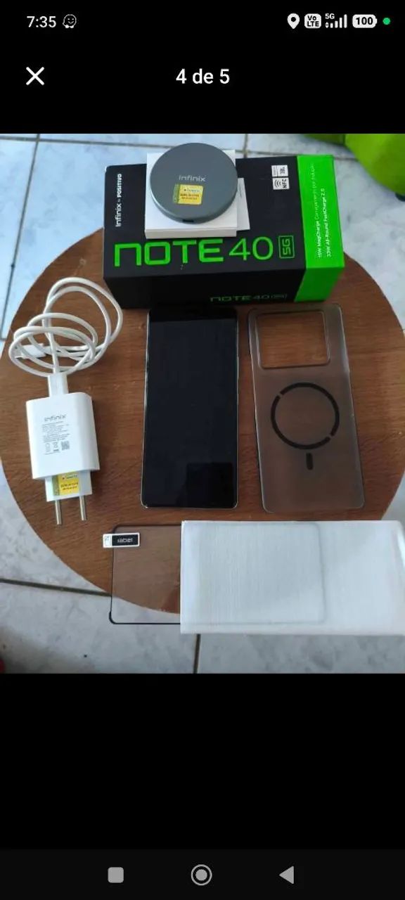 Smartphone Infinix Note 40 - 5g - 512gb - Foto 2