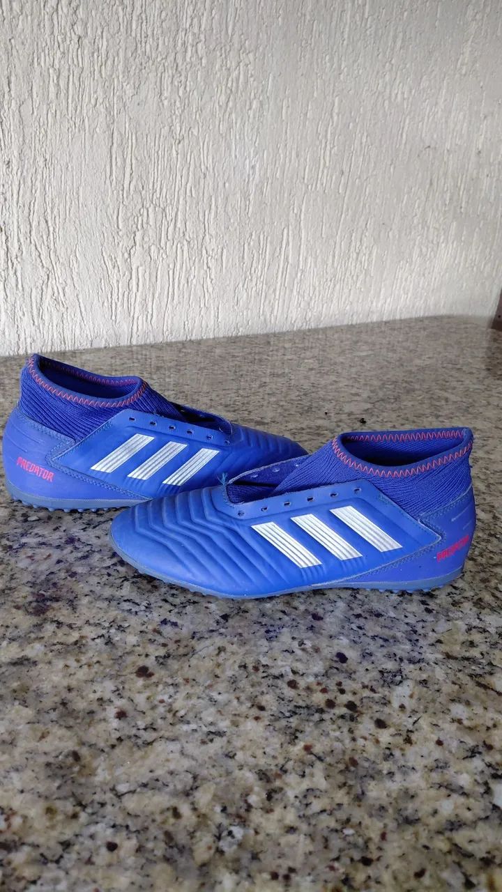 Chuteira Adidas Predator Society Original - sem cadarço - Tamanho 36 - otimo estado