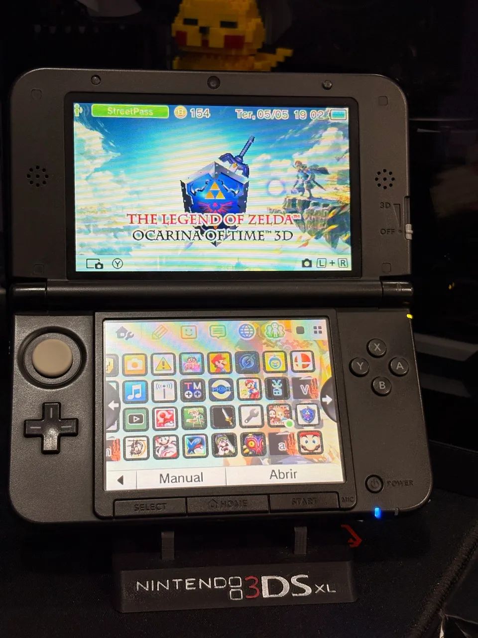 Nintendo 3DS XL - Vermelho - Desbloqueado 