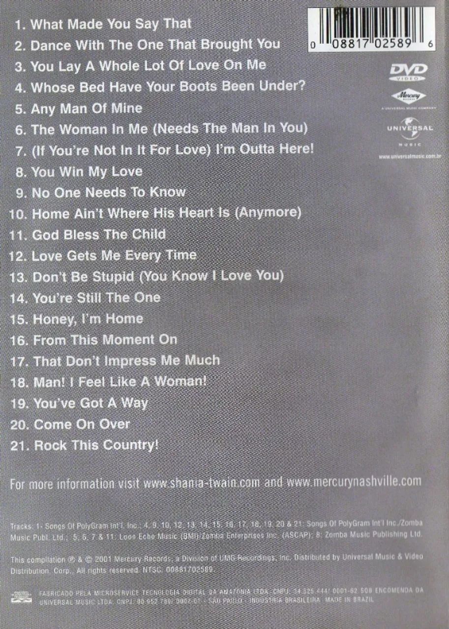 Dvd Shania Twain - The Platinum Collection - Foto 2