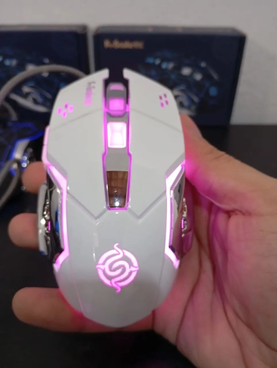 Mouse Gamer K-Snake Q5 - 6 botões  - Foto 2