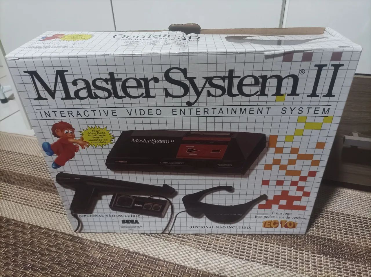 Caixa reprodução Master System ll