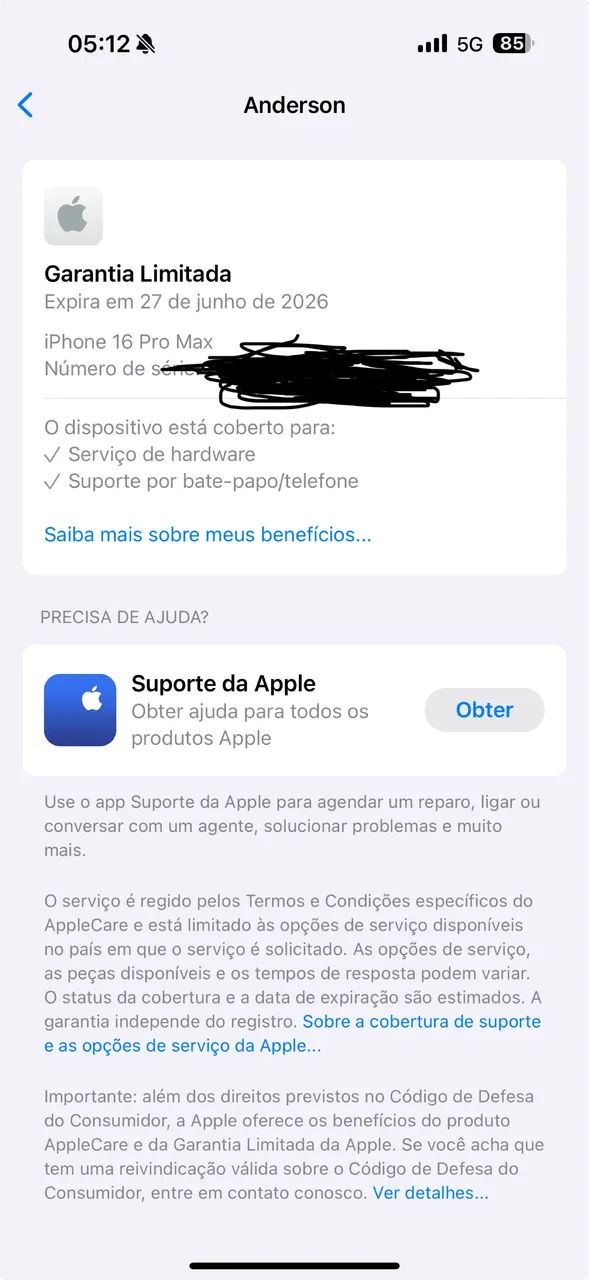 IPHONE 16 PRO MAX 256G ESTADO DE ZERO! NA GARANTIA! - Celulares e