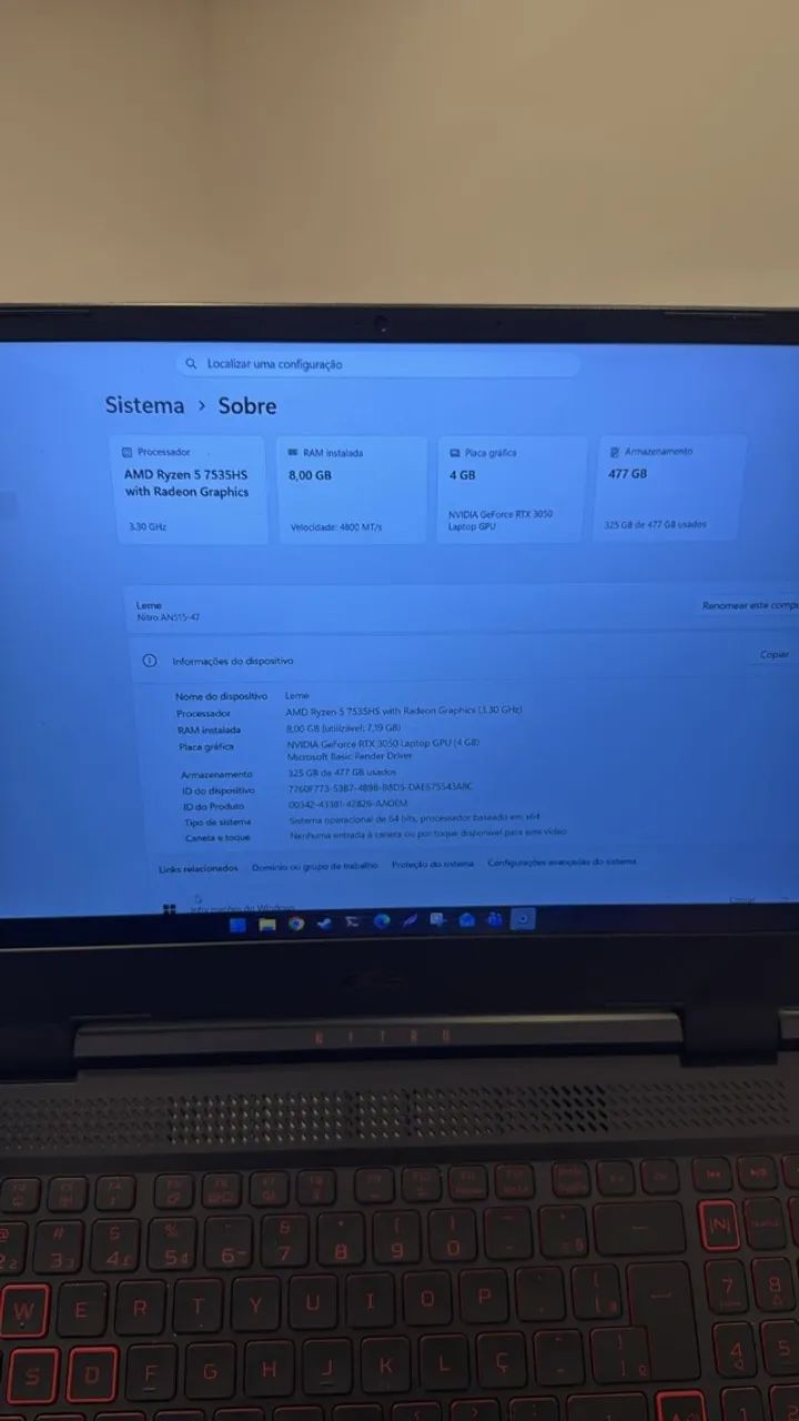 GAMER DE VERDADE COM RTX 3050 ? - Notebooks - Vila Leopoldo