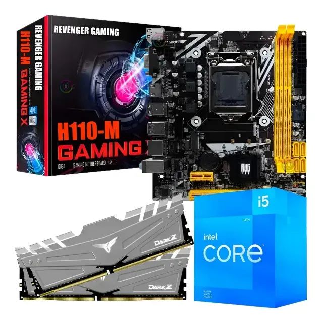 Kit Upgrade Gamer Ddr4 - I5 9 Geração + Placa Mãe + 16gb Ram+ Placa de video