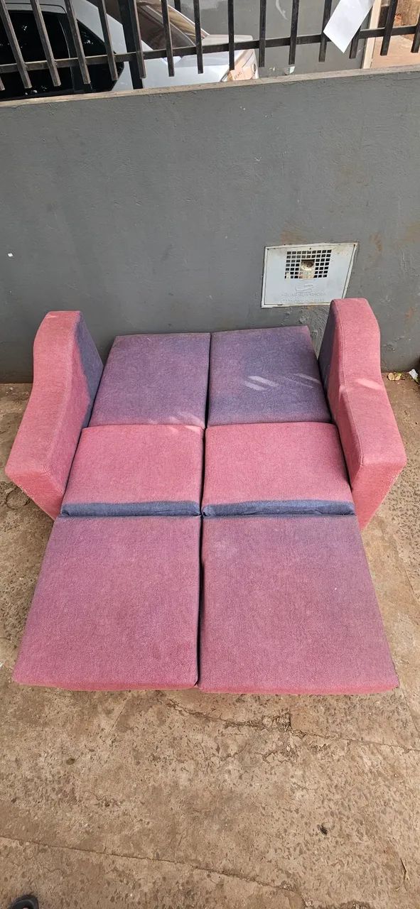 sofa cama bem conservado ( ENTREGA GRÁTIS ) - Foto 5