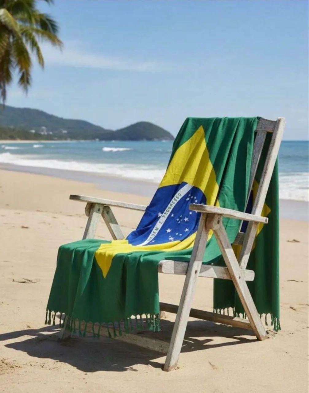 Canga estampa Brasil - Bandeira do Brasil - Foto 5