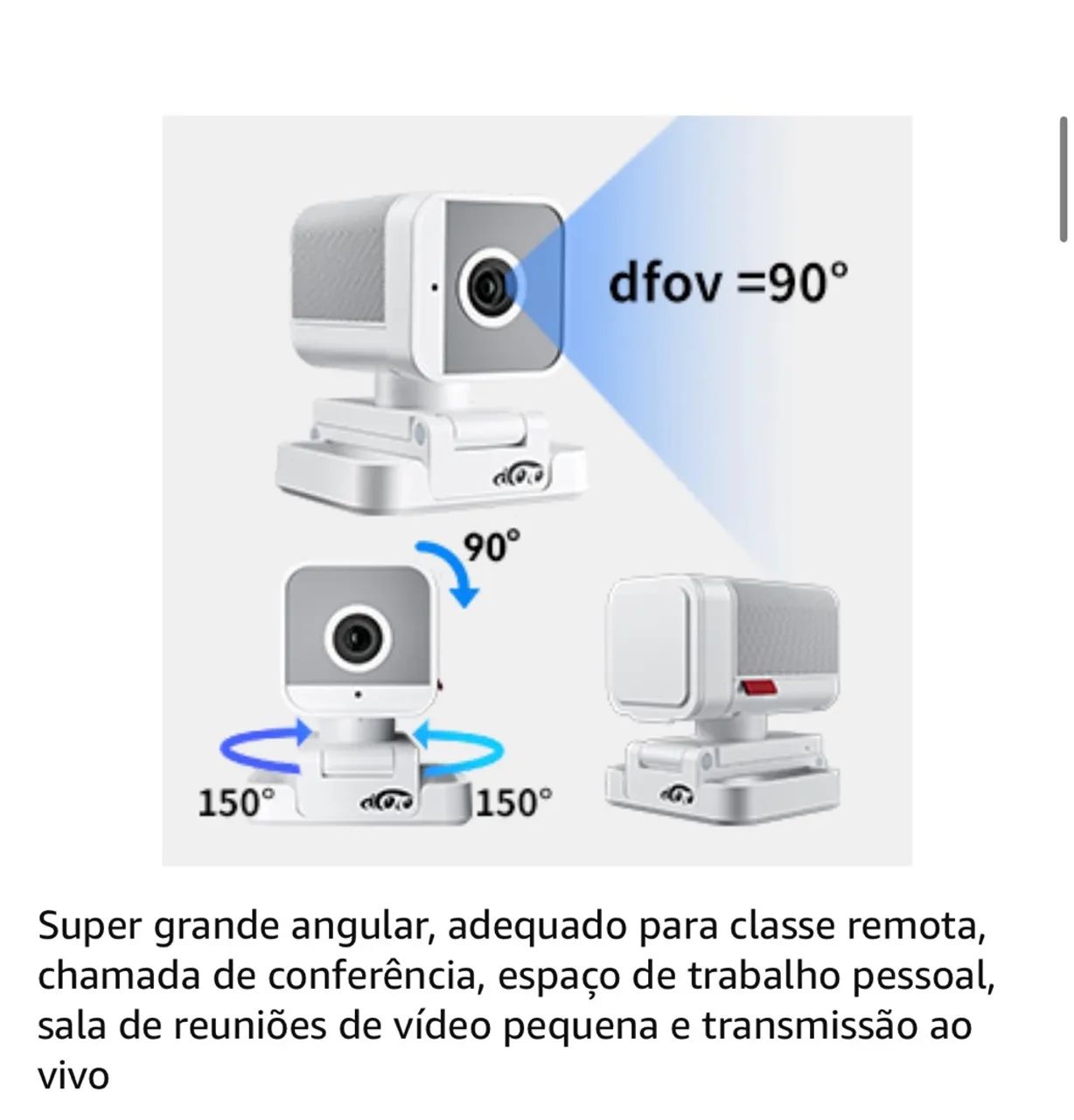 Aicoco AC400 webcam inteligente com inteligência artificial integrada - Foto 3