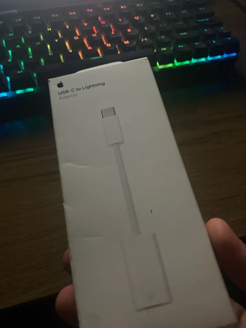 Adaptador USB-C para Lightning