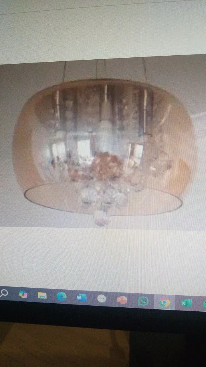 Lustre pendente MODERNO -PLAFLON-AMBAR 35 CM.