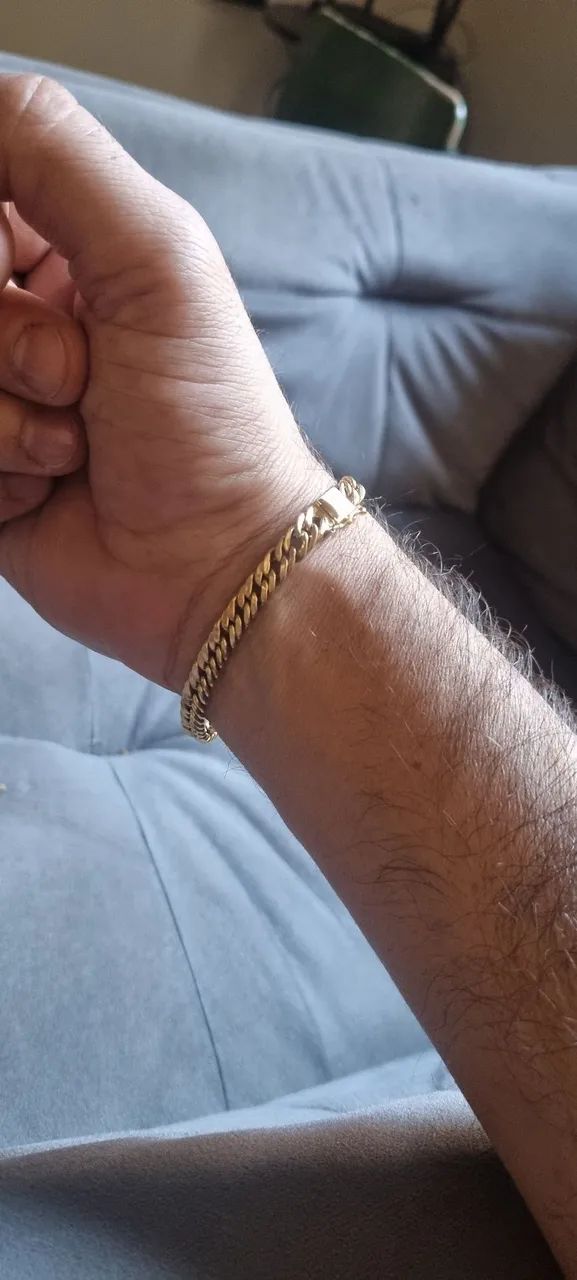 Pulseira de ouro 18k 750 - Foto 2