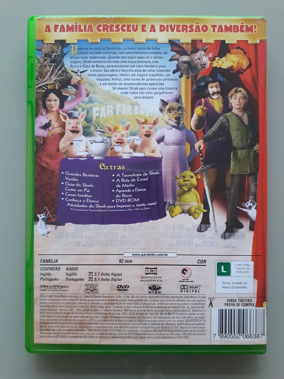 DVD Shrek Terceiro - Foto 2