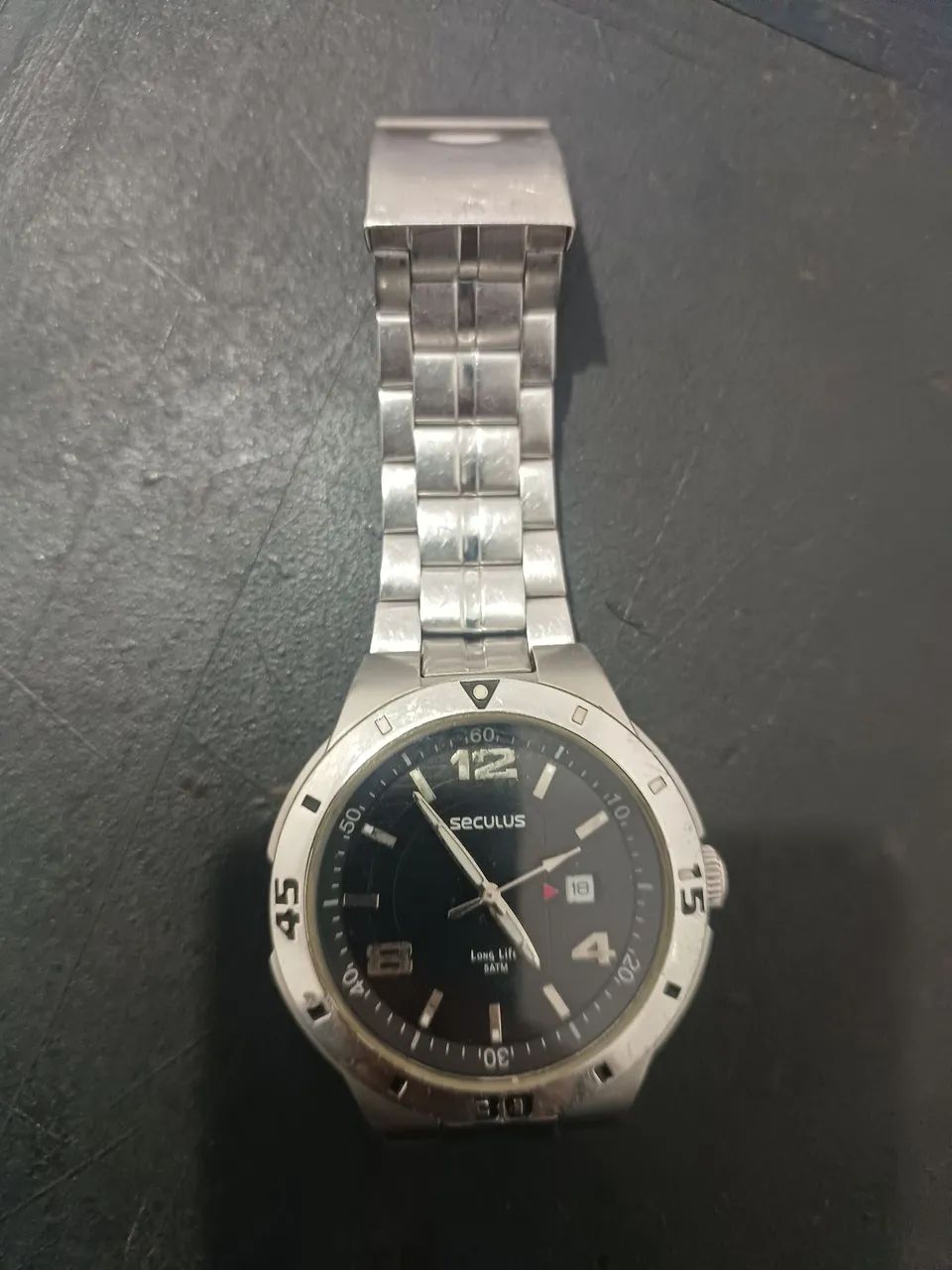 Relógio SECULUS LONG LIFE  de aço inox  - Foto 5
