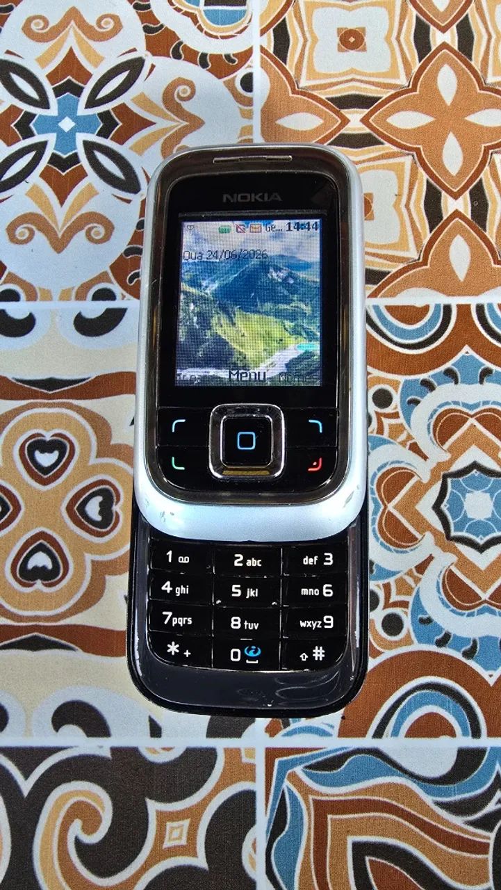 Nokia 6111 Black na caixa com acessórios operadora claro - Foto 2